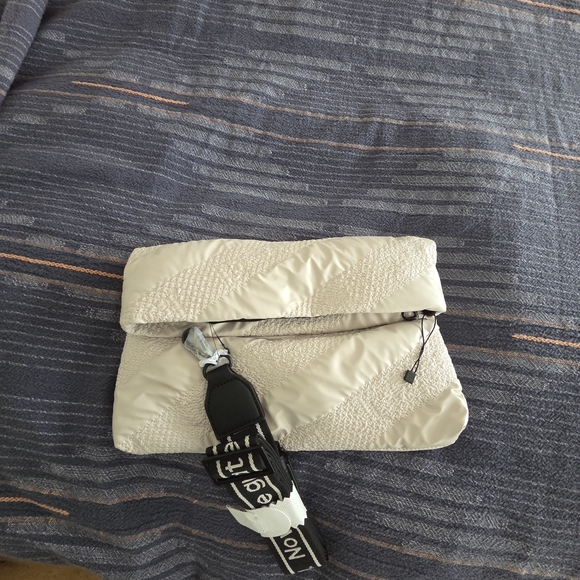 Desigual Handbags - Desiqual Stylish Cream Quilted Women's Bag